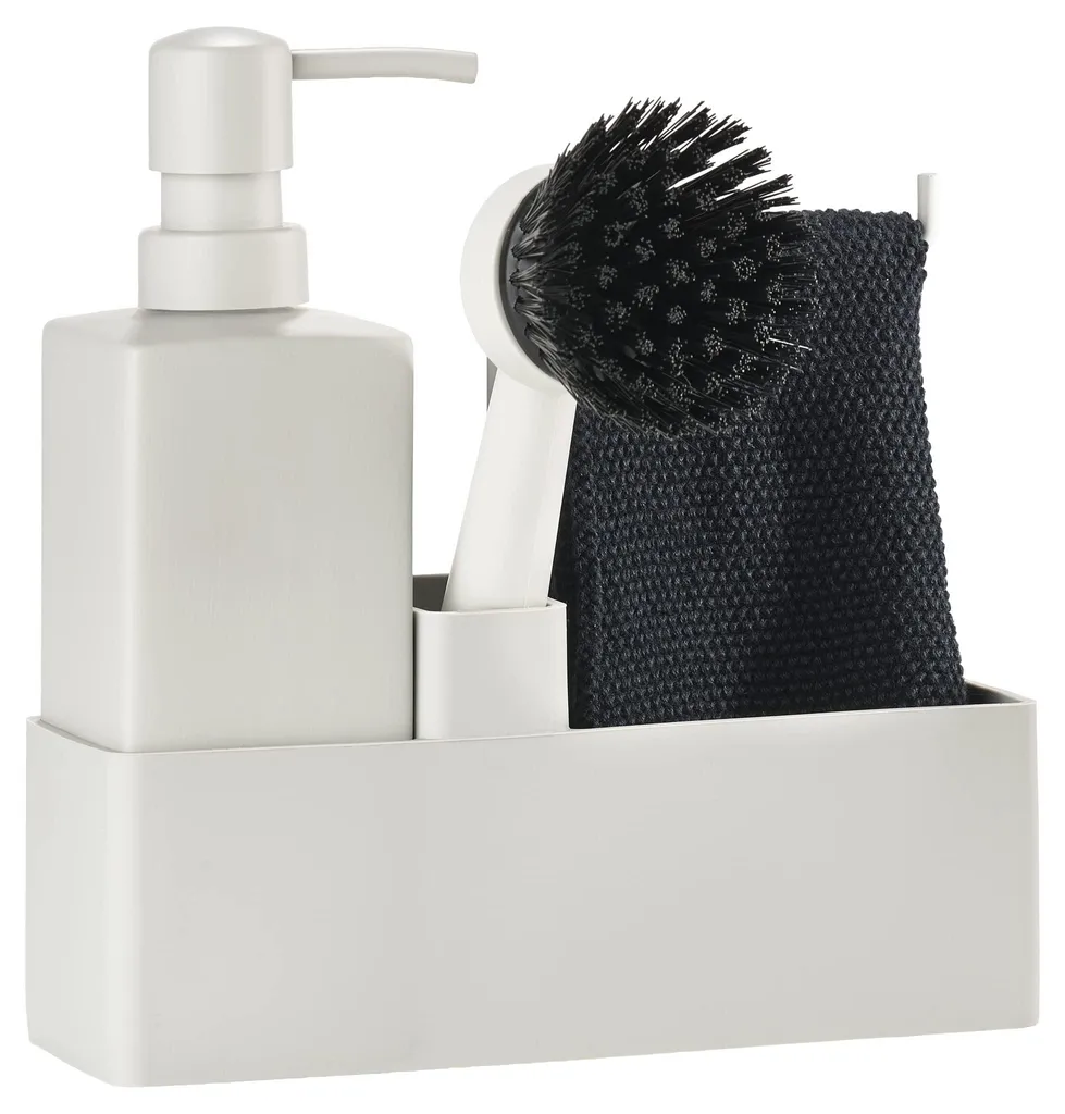 Organisateur d'Évier Complet avec Distributeur de Savon et Accessoires