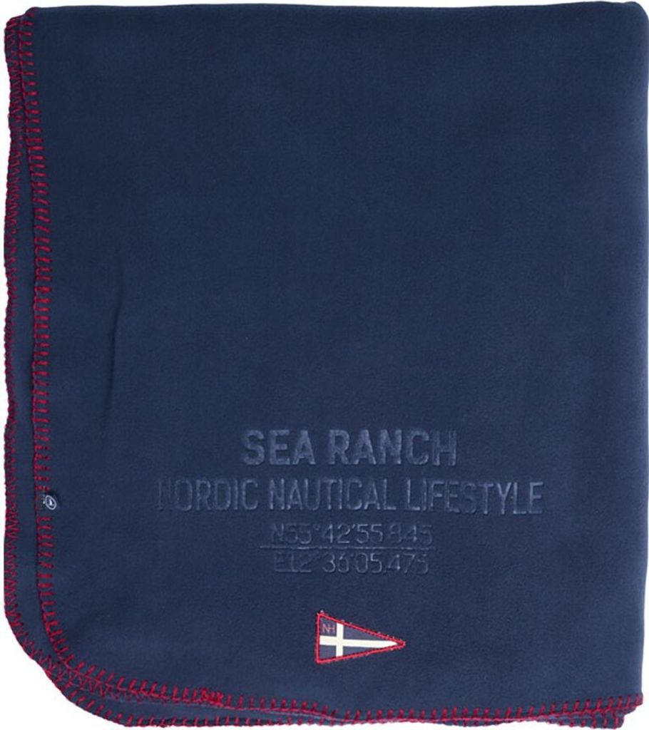 Sea Ranch Decke Blau Blau One Size