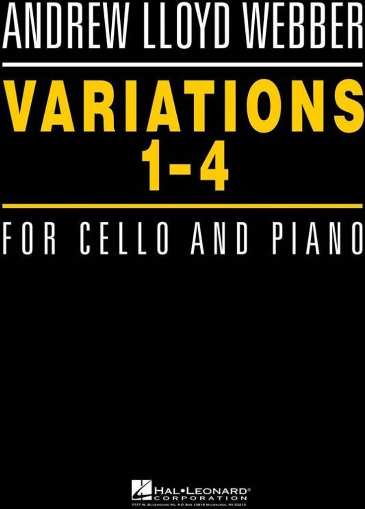 Variations 1-4 for Cello and Piano