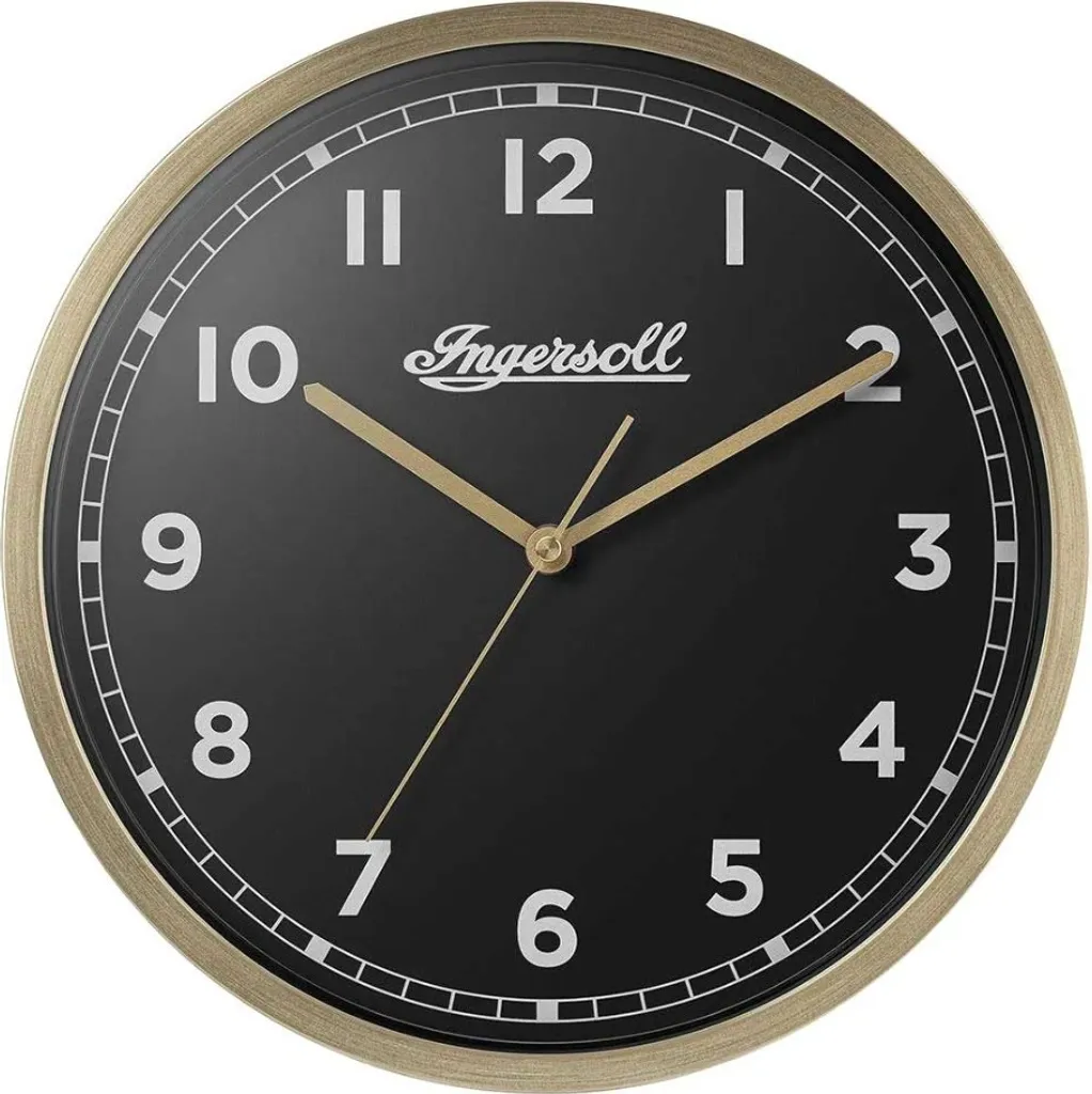 Horloge Murale Vintage de 30 cm Ingersoll IC001GB pour Salon et Bureau