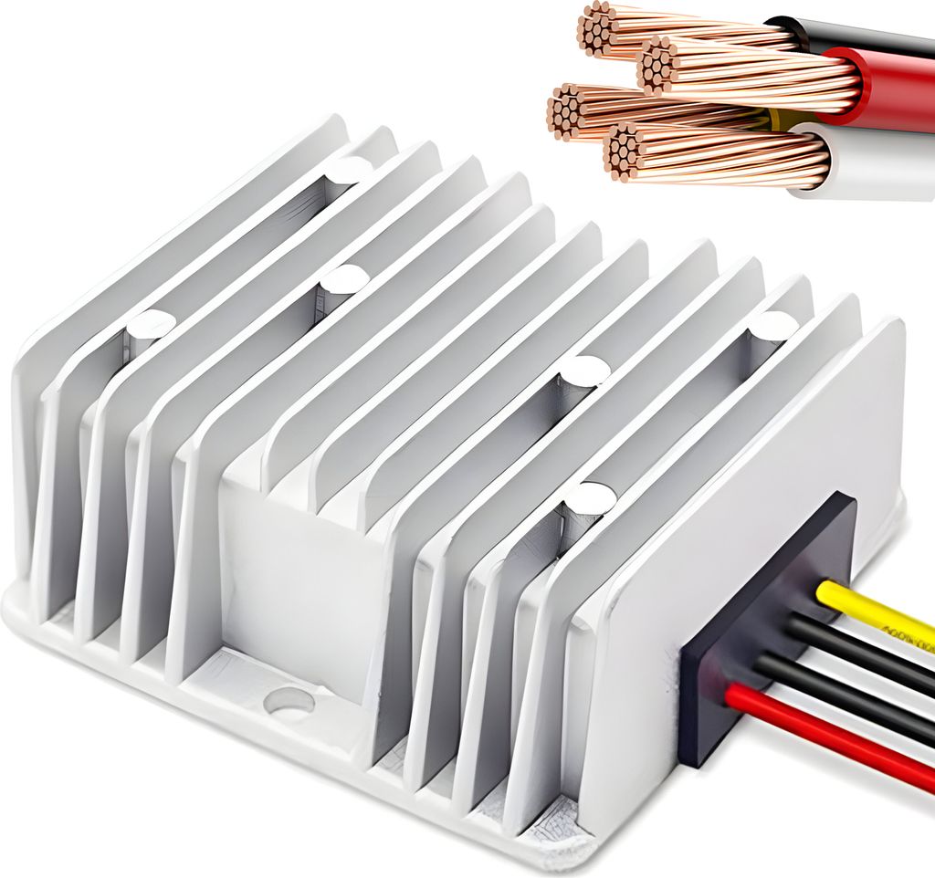 Step Down DC Spannungswandler 18V/36V zu 12V, Konverter, Umwandler, Spannungsregler Wandler 10A 120W Retoo