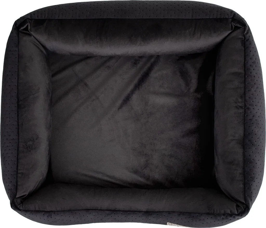 Letto per cani Premium Velvet Black XL - 103x80x24 cm | Divano morbido per cani e gatti - 5