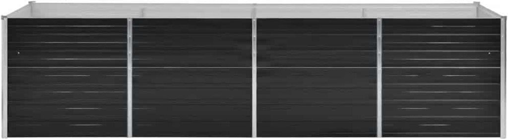 vidaXL Garten-Hochbeet Anthrazit 320 x 80 x 77 cm Produktbild 5