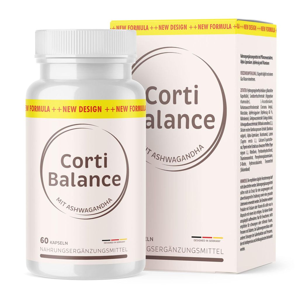 Corti Balance Kapseln | Reich an Vitaminen | Für Männer und Produktbild 