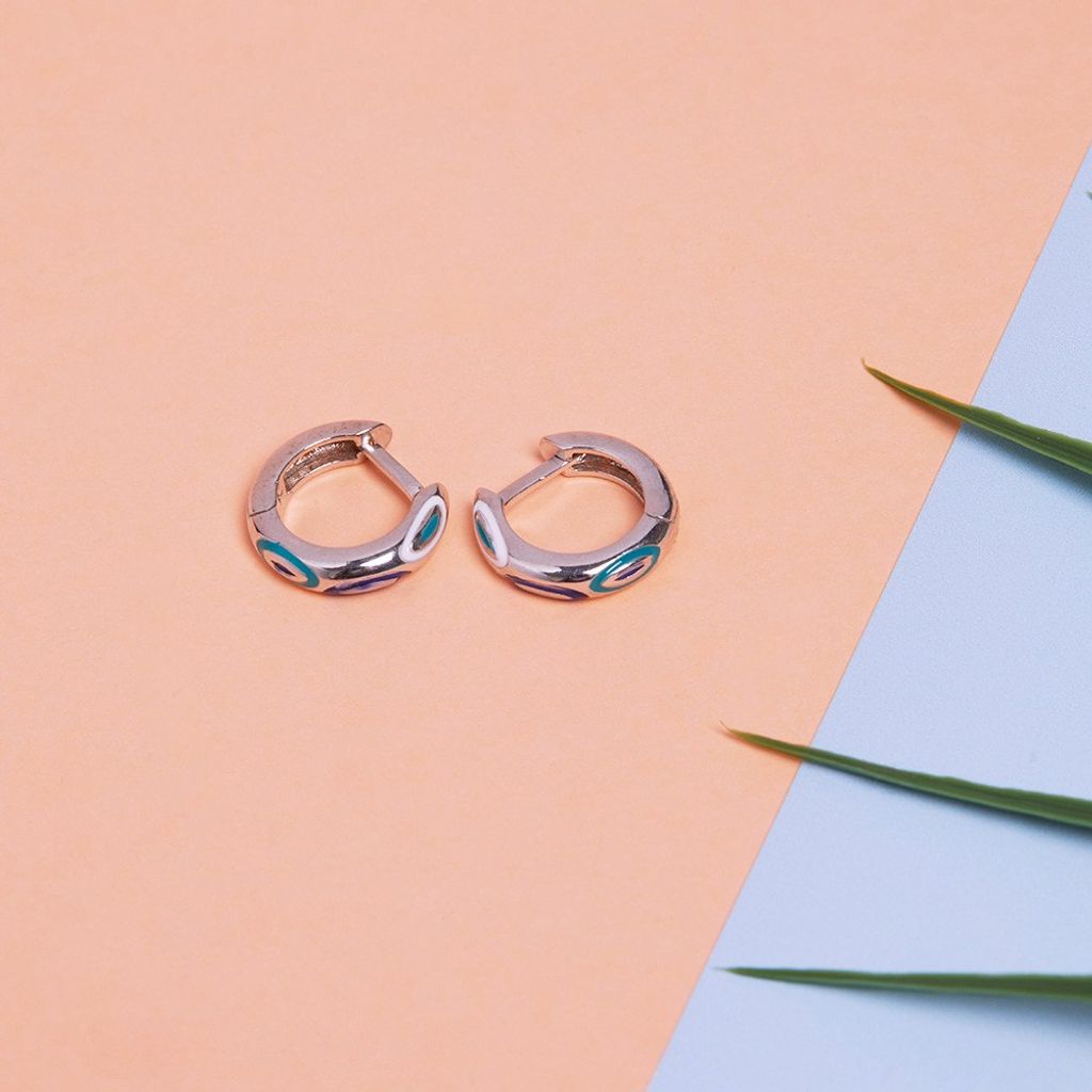 ELIKA SILVER Silberne Ohrringe für Frauen