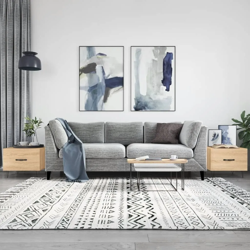 Maison Exclusive Set Tavolini Salotto Legno Rovere Sonoma 2pz