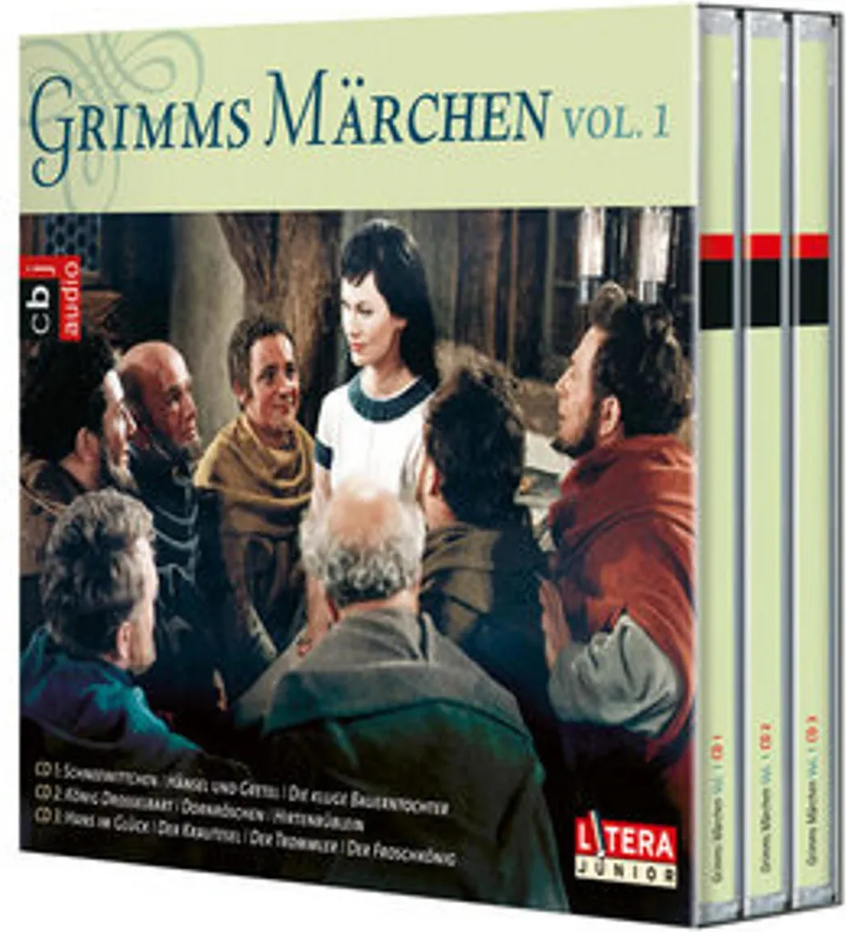 Livre audio Contes de Grimm Box 1 pour occuper l'enfant en voyage