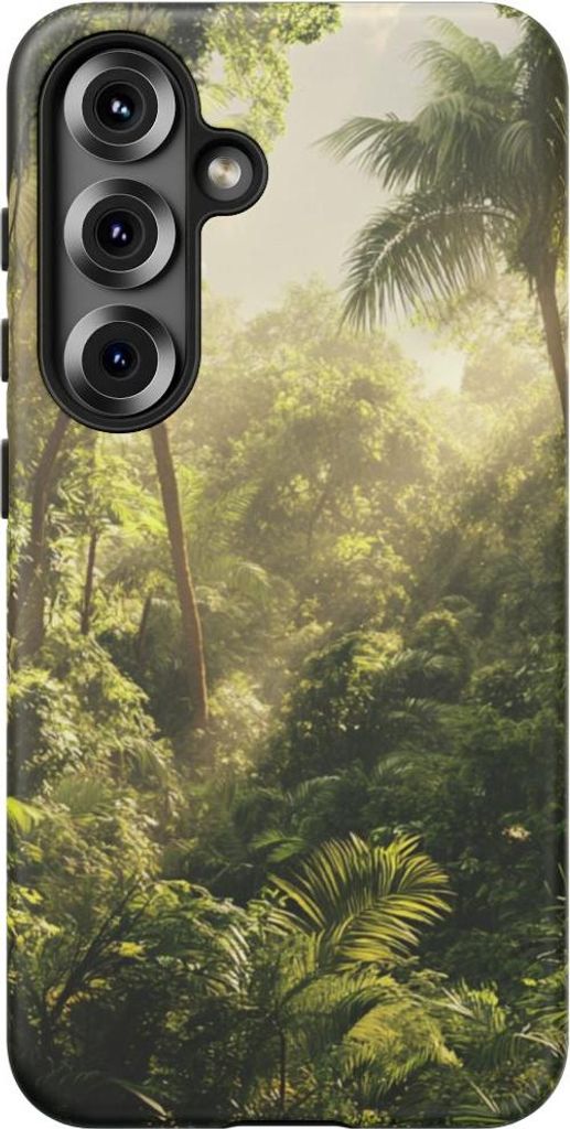 Dichter tropischer Wald – Handyhülle Kompatibel mit Galaxy S25