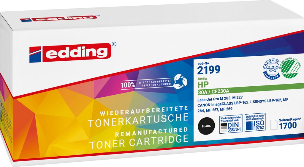 edding Toner 18-2199 wie HP CF230A schwarz