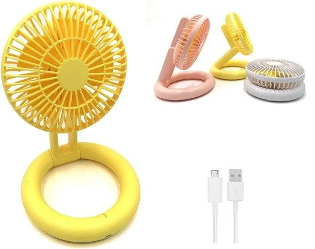 Petit ventilateur USB pour bureau et voyage - Design pliable portable
