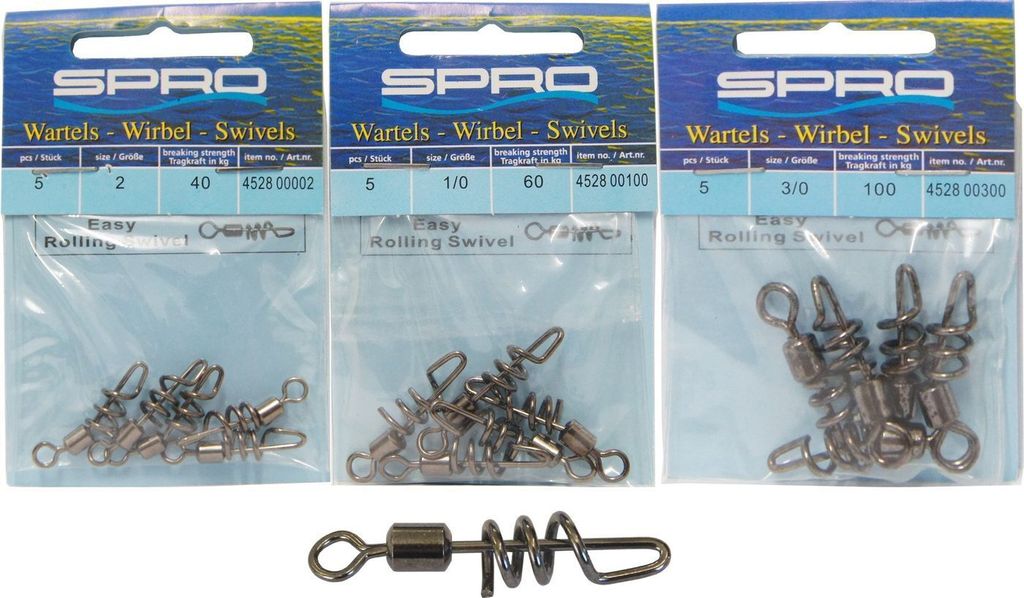 Spro Easy Rolling Wirbel Spiralwirbel , Größe:3/0