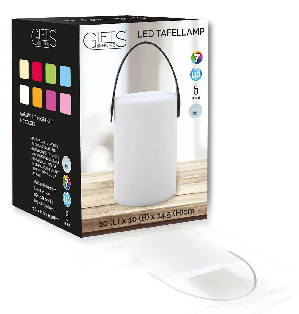 Lanterne LED nomade rechargeable USB pour ambiance intérieure et jardin