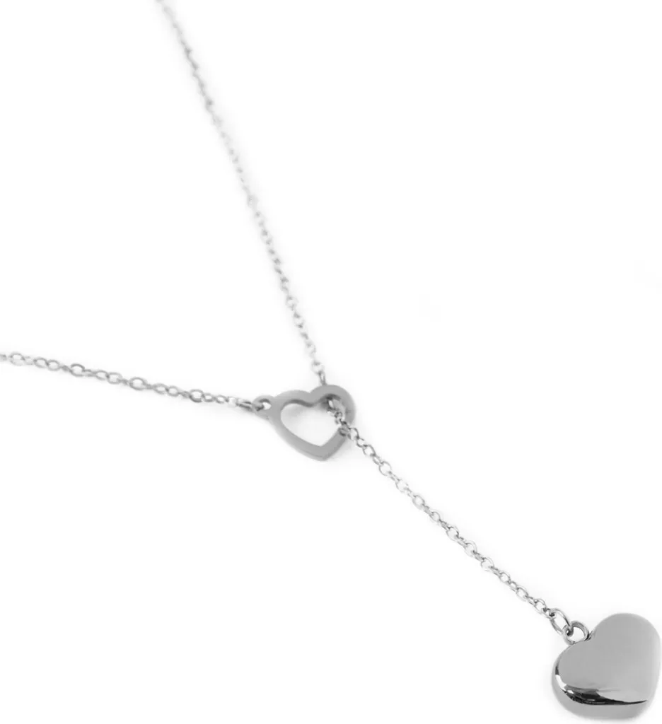 Collier Vuch Sweet Heart Argent avec Pendentif Cœur Brillant Ajustable