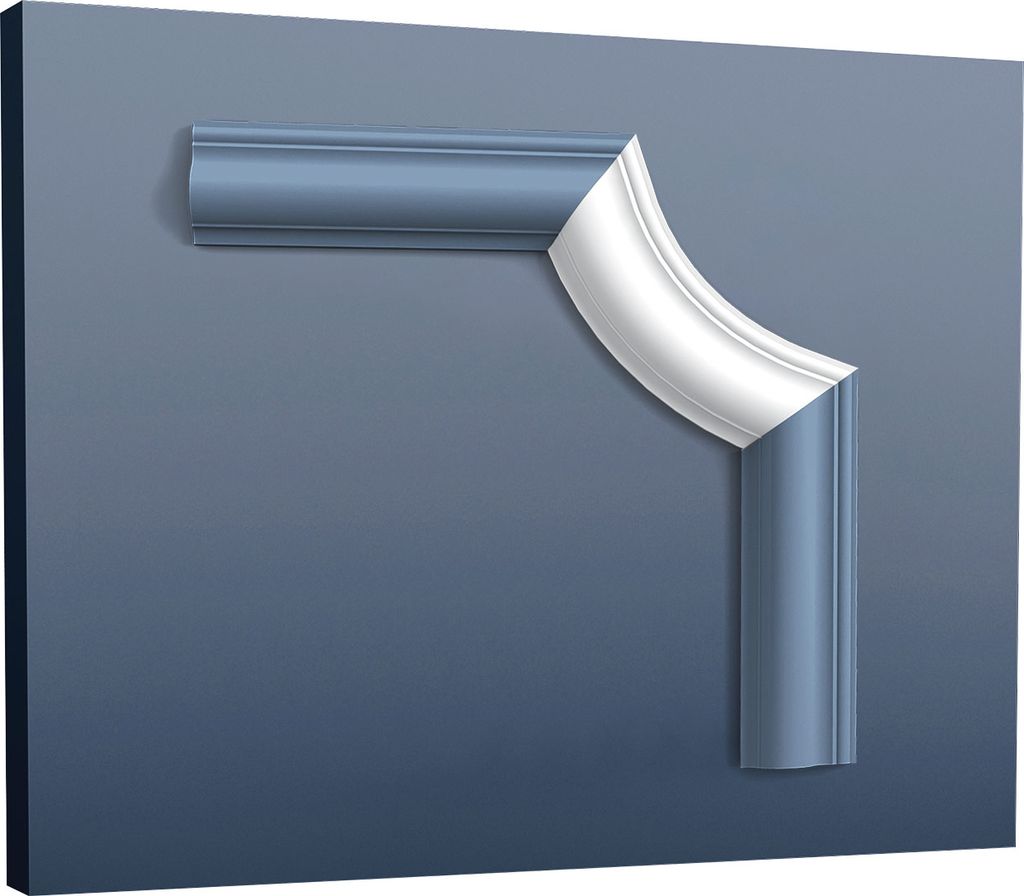 Orac Decor P801C LUXXUS Stuck Eckelement Wand Friesleiste Rahmen-Spiegel-Profil