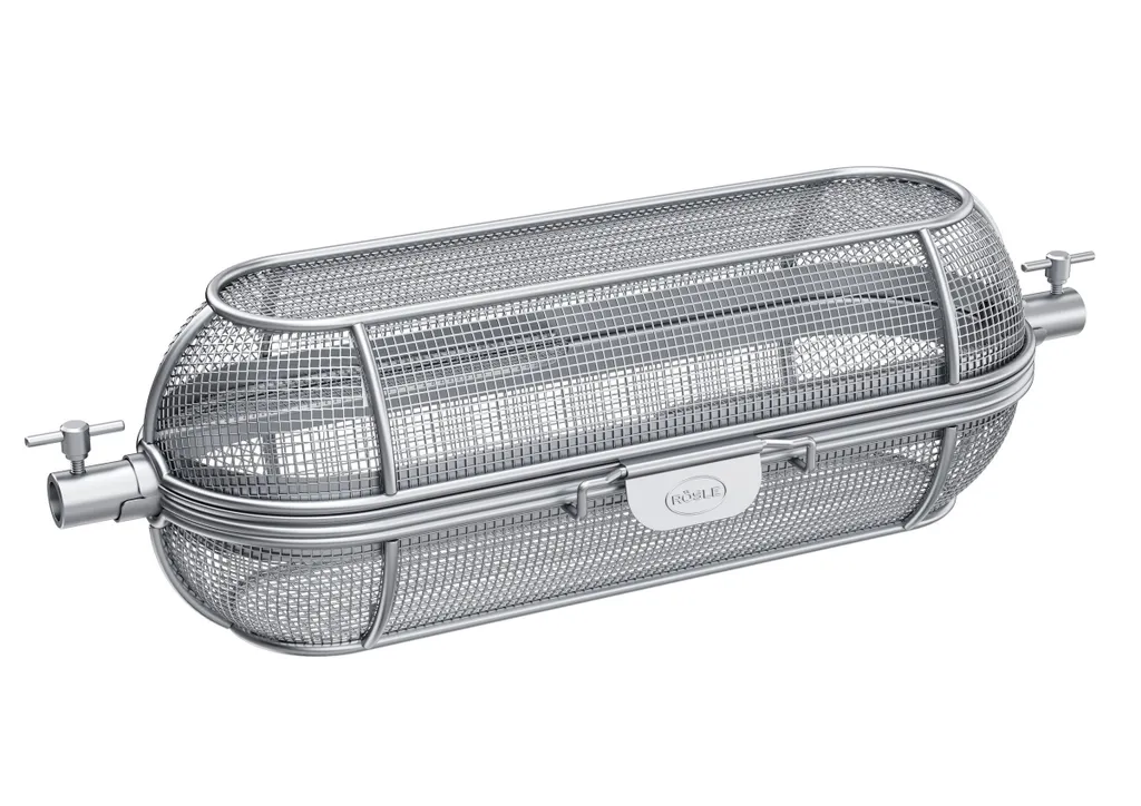 Panier pour Frites au Barbecue Rösle 25437 Accessoire Tournebroche Inox