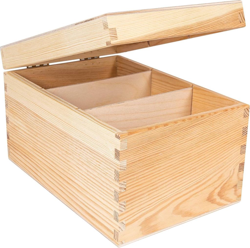 Creative Deco Drewniane Pudełko do Przechowywania | 3 Zdjęcie produktu 