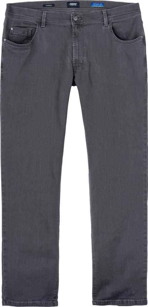 Pioneer Übergrößen Stretch-Jeans Rando dunkelgrau