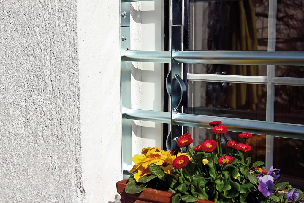 Sécuriser une fenêtre extérieure avec cette grille extensible Alberts - 3