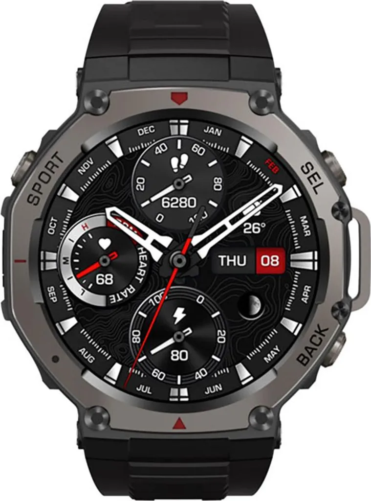 Montre Sport GPS Ascension Idéale pour Course et Natation AMOLED