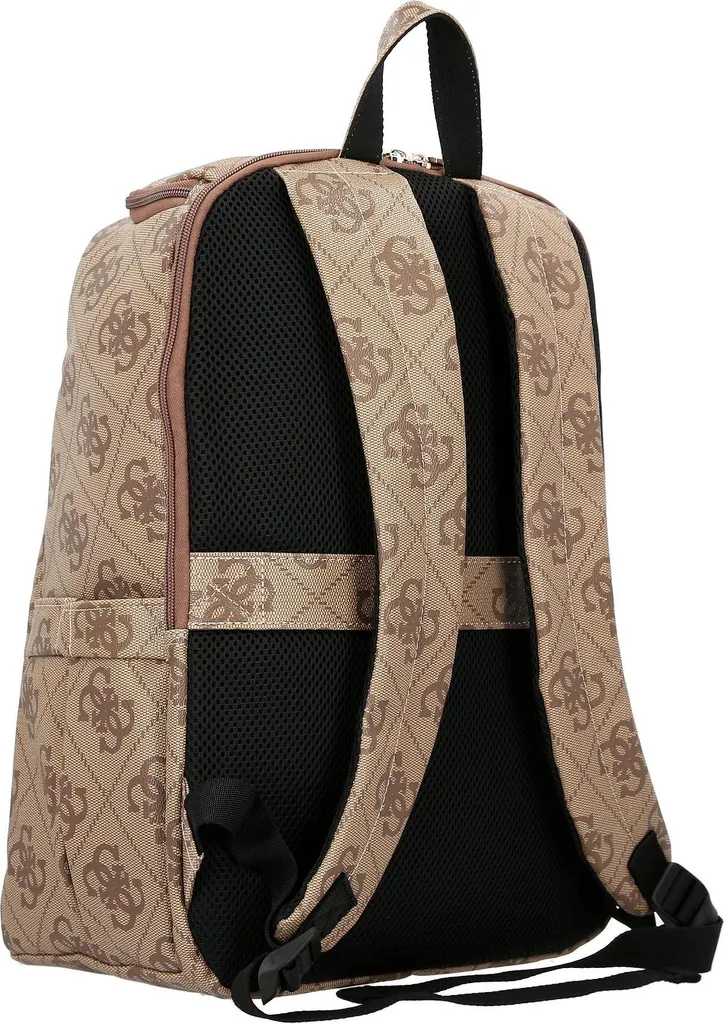 Sac à dos polyvalent Berta U-Zip - Grand compartiment et logo charbon - 9