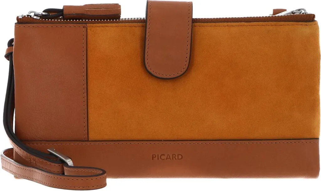 PICARD Sac à épaule Safari 1 Shoulder Bag Fudge-Komb moutarde élégant