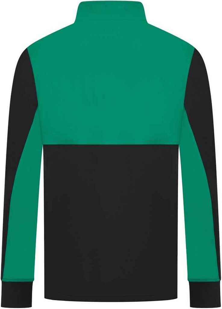 Finden & Hales - Trainingsjacke mit kurzem Reißverschluss für Herren RW8323 (XL) (Schwarz/Smaragd)