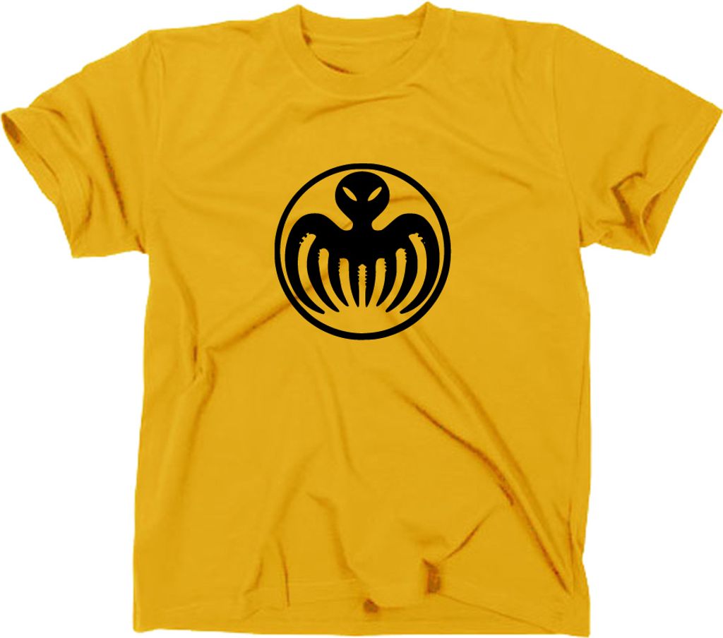 Styletex23 T-Shirt Octopus Spectre Logo, gelb, XL