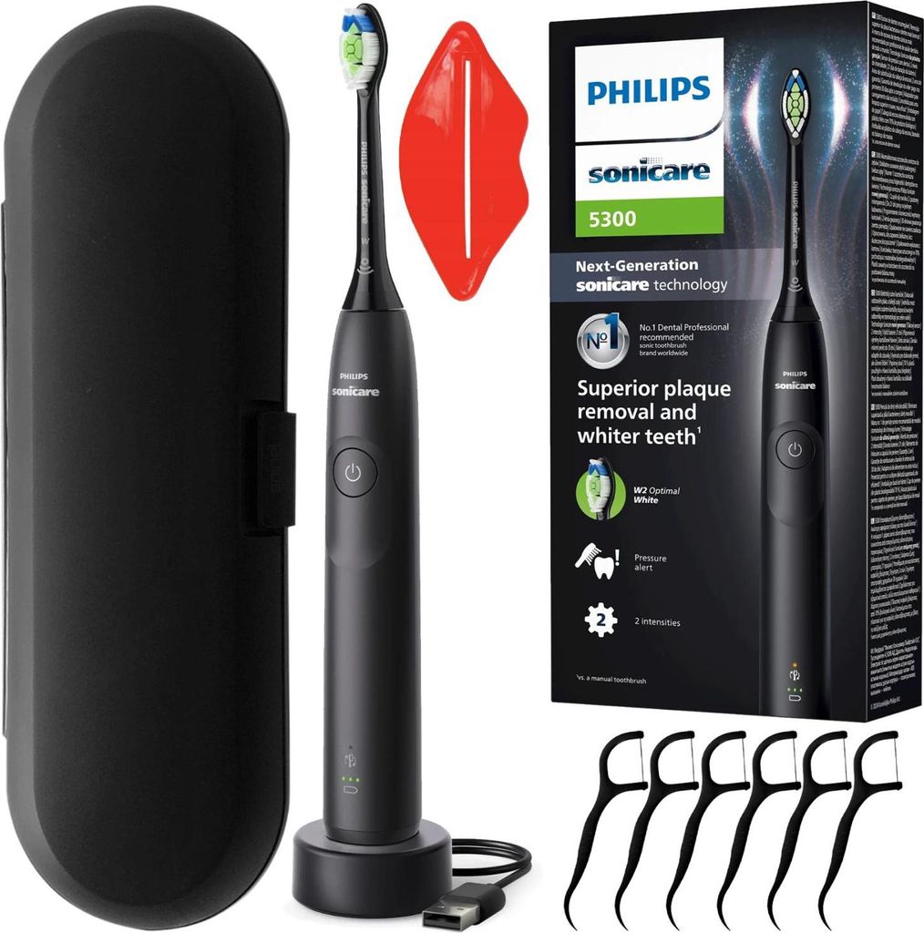 Philips Sonicare HX7101/01 Schwarz Elektrische Zahnbürste + Produktbild 