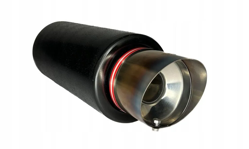 Pot d'échappement sport universel 58 mm tube 90 mm pour VW et BMW