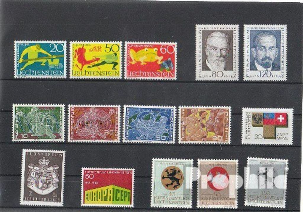 Briefmarken Liechtenstein 1969 1969 postfrisch Produktbild 
