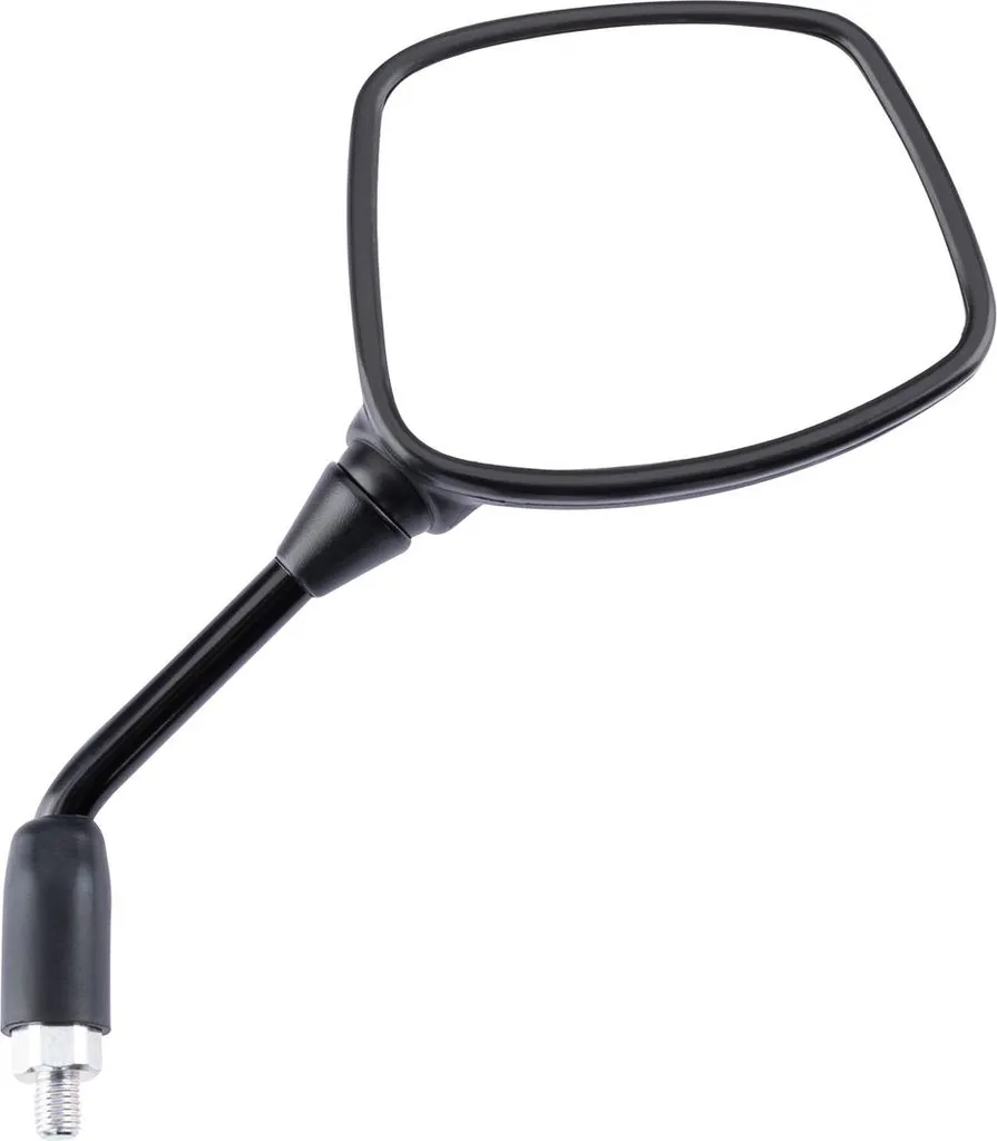 Miroirs RMS noirs rectangulaires compatibles pour motos et scooters