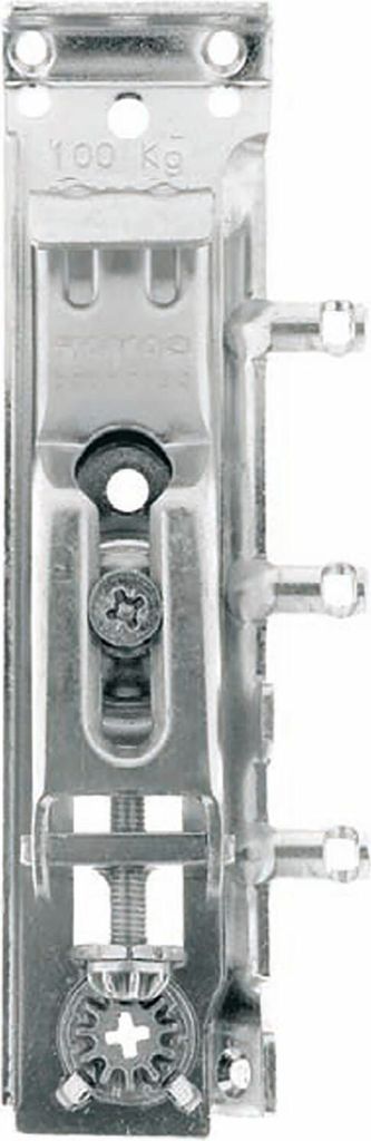 CAMAR Schrankaufhänger 817 links, H 18 mm, T 25 mm, Stahl Produktbild 
