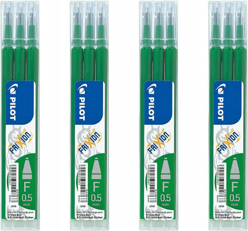 Pilot Frixion Ball Ersatzminen 0.5 grün - 12er-Set