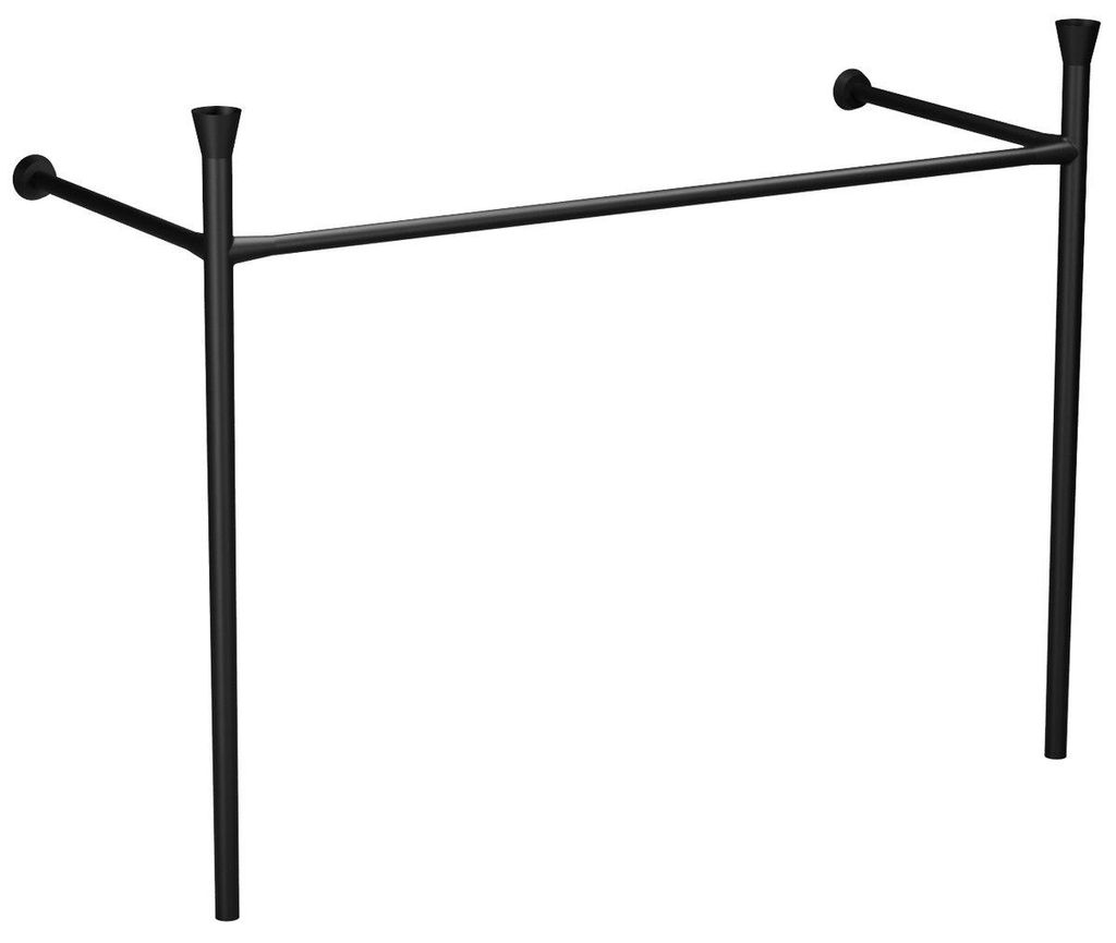 Kerasan THE NEW YORKER Konstruktion für Waschbecken 120cm, Schwarz matt