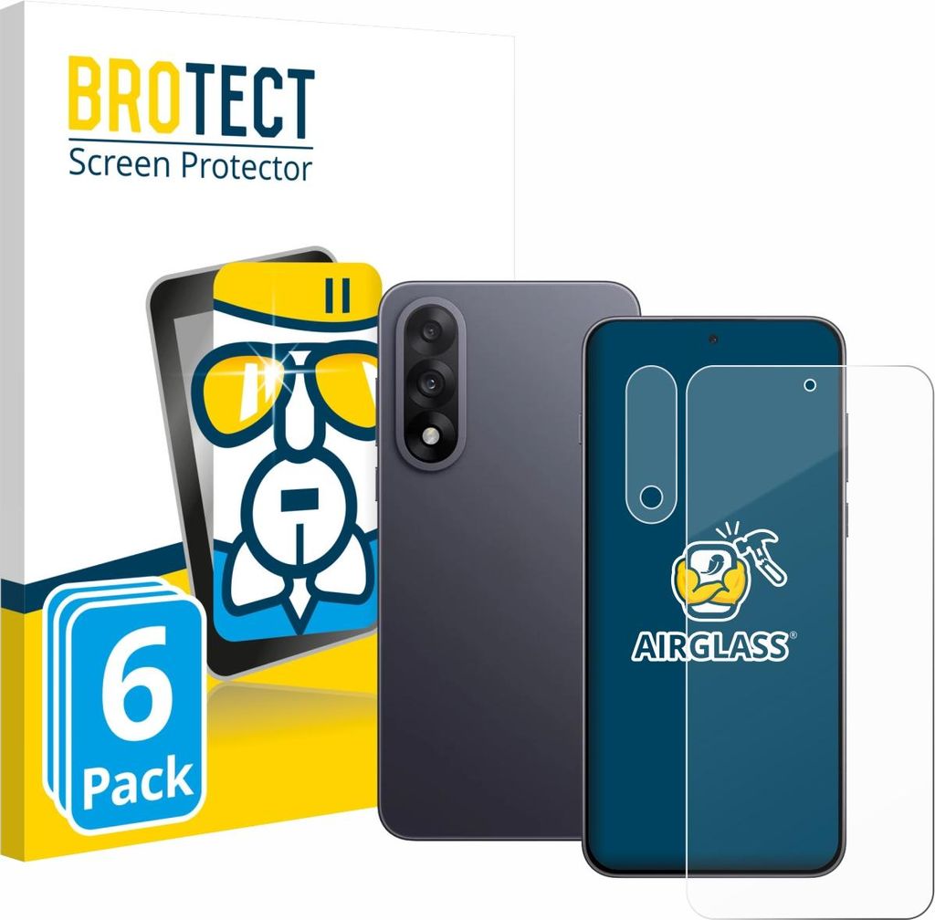 6x BROTECT Schutzglas für OnePlus Nord 5 (Display+Kamera) Schutzfolie Panzer Folie Glas Display Schutz klar