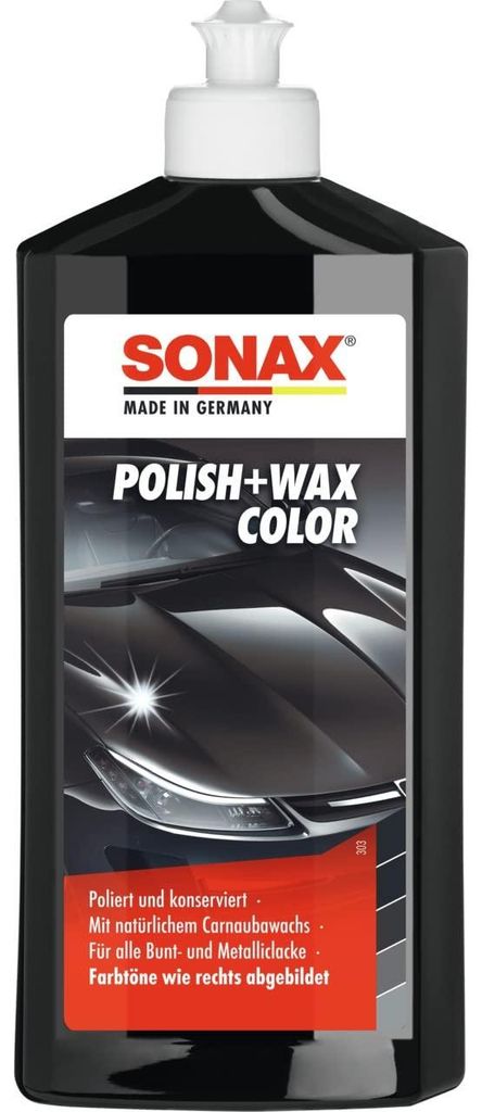Sonax Polish und Wax Color NanoPro schwarz 500 Milliliter Produktbild 