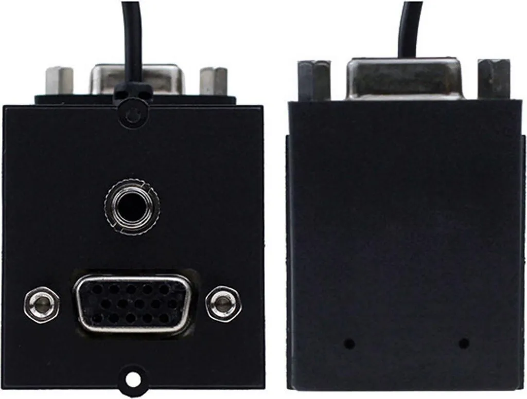 Bachmann Frame 917.058 : Plastron VGA et Jack 3.5mm Sortie à 90 Degrés