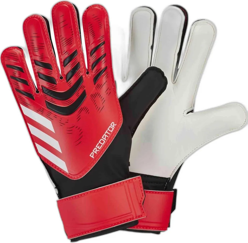Gants Adidas JH3811 Rouge - Anti-glisse et Protection Taille 39 1/3