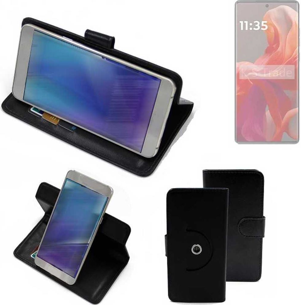 K-S-Trade Case Schutzhülle Handyhülle kompatibel mit Motorola Moto S50 Neo Flipcase Smartphone Cover Handy Schutz Tasche Klapphülle Walletcase