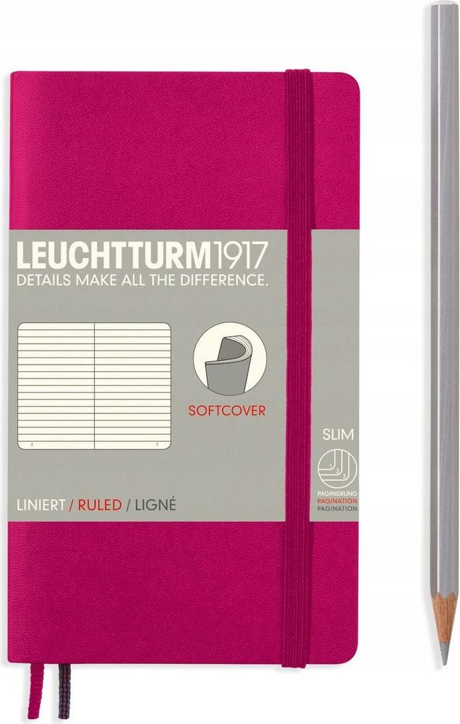 LEUCHTTURM1917 Taschennotizbuch A6 Line SOFT