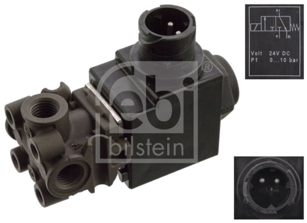 FEBI BILSTEIN Magnetventil 101289 für SCANIA 4 - series 0,376kg