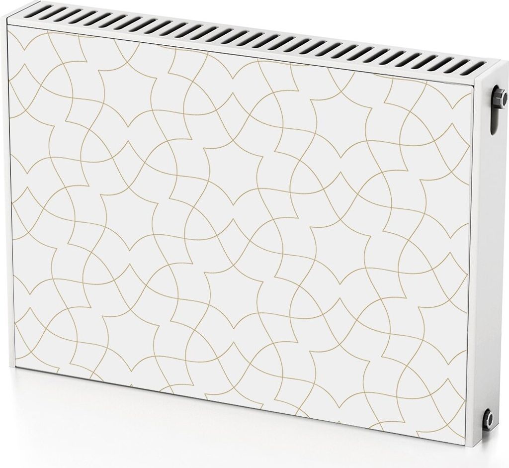 Blumenornament – Magnetische Heizkörperabdeckung – 80x60 cm Produktbild 