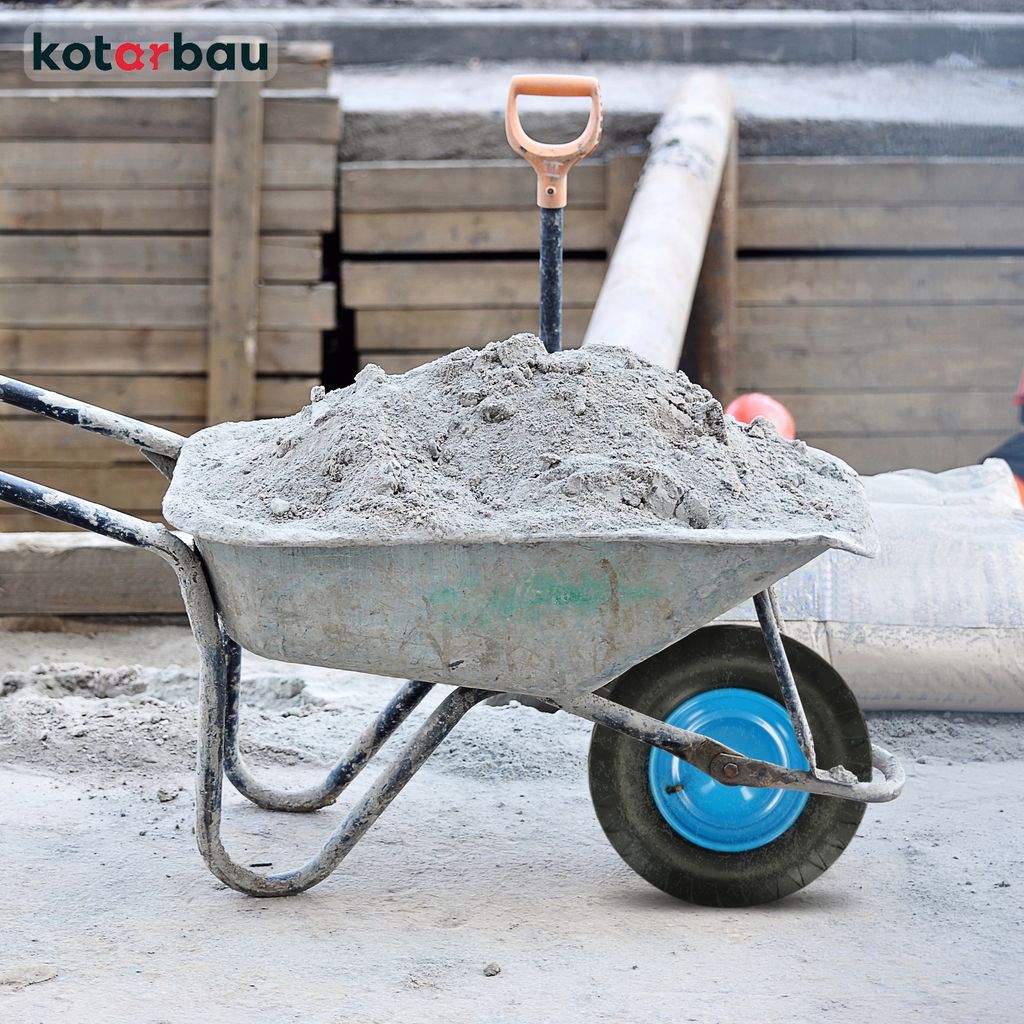 Ruota Elkoza Per Carriola E Sacco Carrello 4.80/4.00-8 &ndash; Antiforatura Con Asse, Portata 200kg