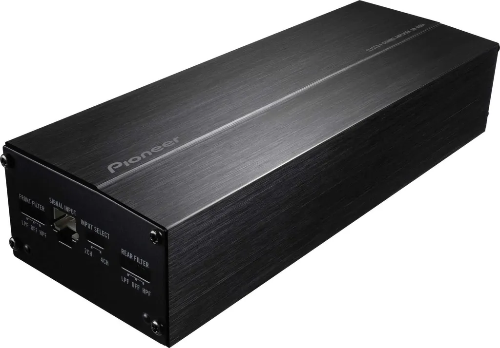 Amplificateur autoradio Pioneer GM-D1004 noir pour améliorer le son auto