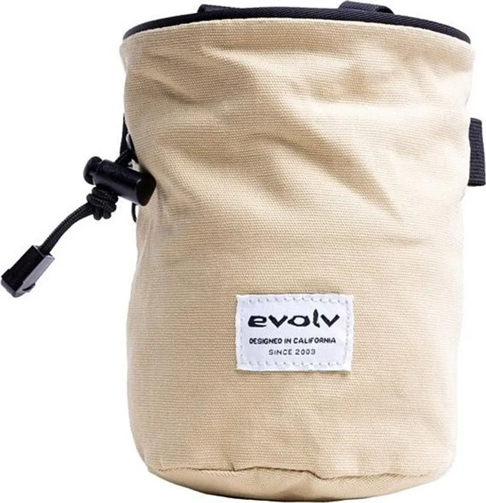 Sac à magnésie durable en toile Evolv - Finition 1000-Tan haute qualité