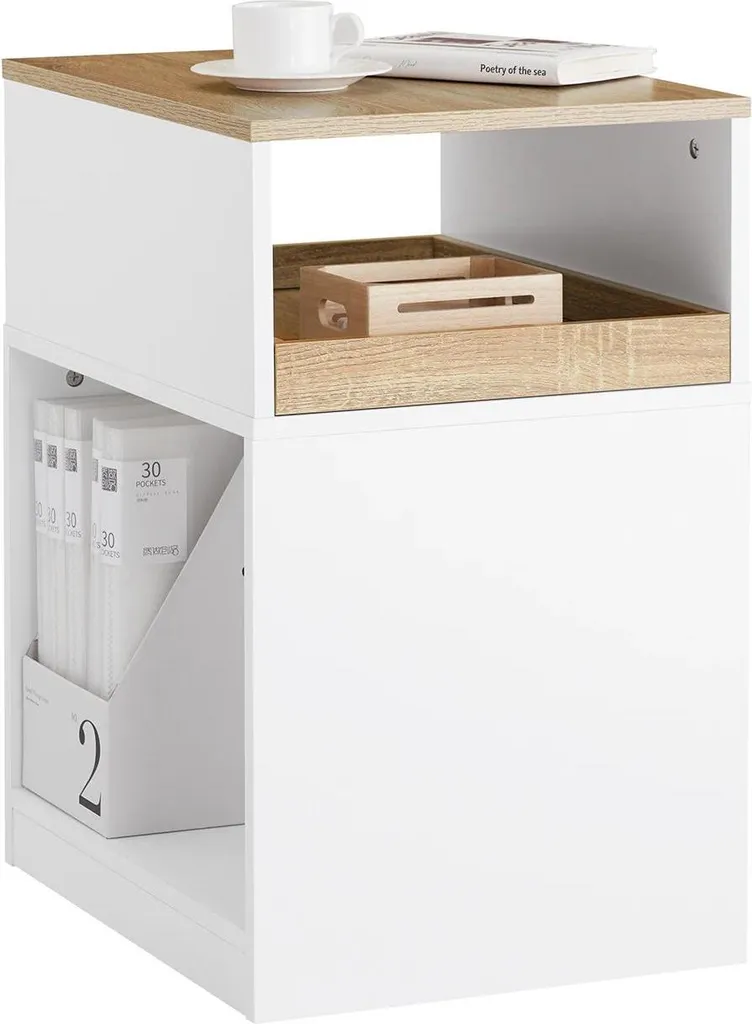 Piedistallo Mobile 3 Cassetti Bianco 40x65x50 cm - Archiviazione Ufficio