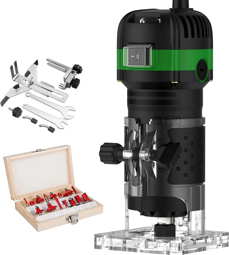 Machine à fraiser le bois 800W pour menuiserie et création de meubles