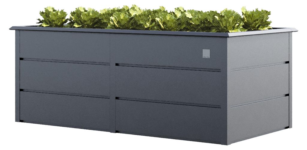 PRIMEYARD LILLY Hochbeet Stahl verzinkt 200x100x78 cm - Produktbild 