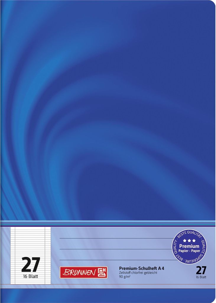 BRUNNEN 104472702 Cahier d'écolier Vivendi A4 ligné, 30 Image du produit 
