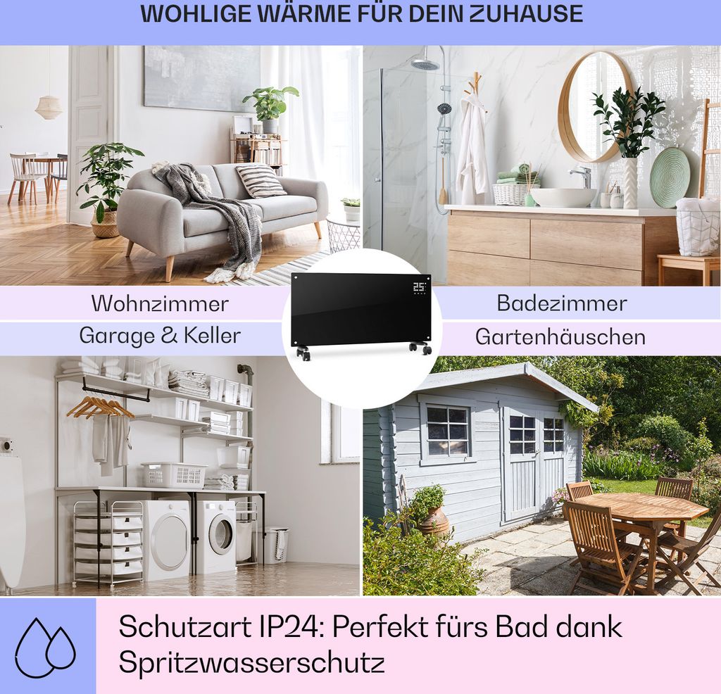 Klarstein Elektroheizung, Konvektor-Heizung mit Produktbild 5
